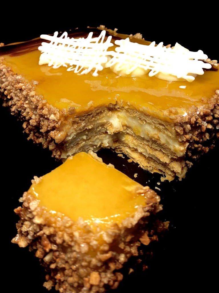 Tarta Milhojas Crema Pequeña.